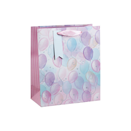 Picture of PASTEL BALLOONS MEDIUM GIFT BAG